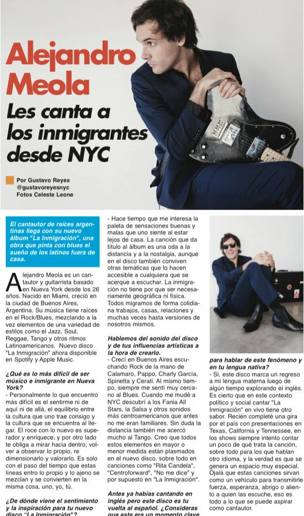 Alejandro Meola @El Especialito x Gustavo Reyes (NYC, 2020) 