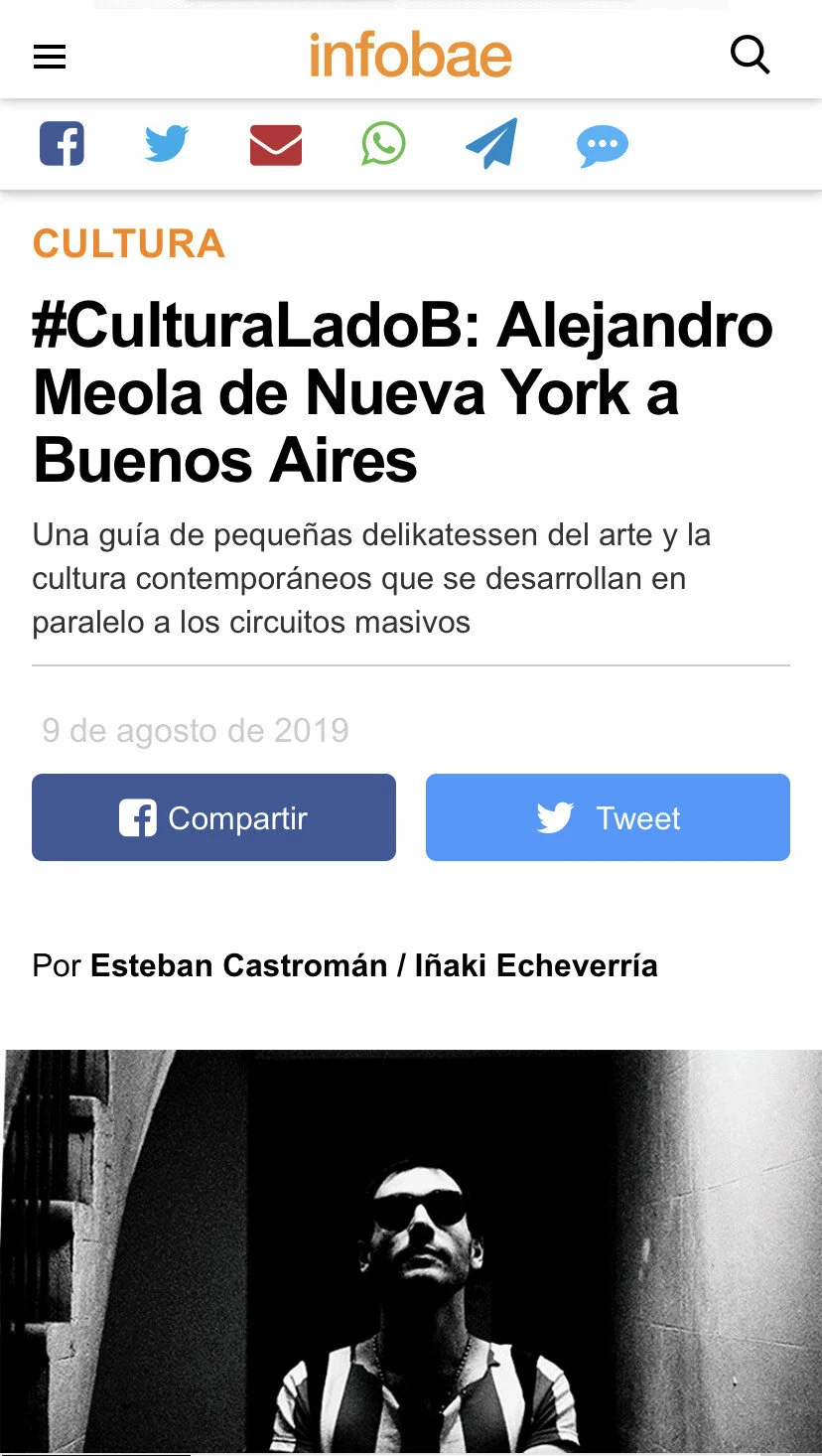 Alejandro Meola @Infobae x Esteban Castroman (Buenos Aires, 2019)