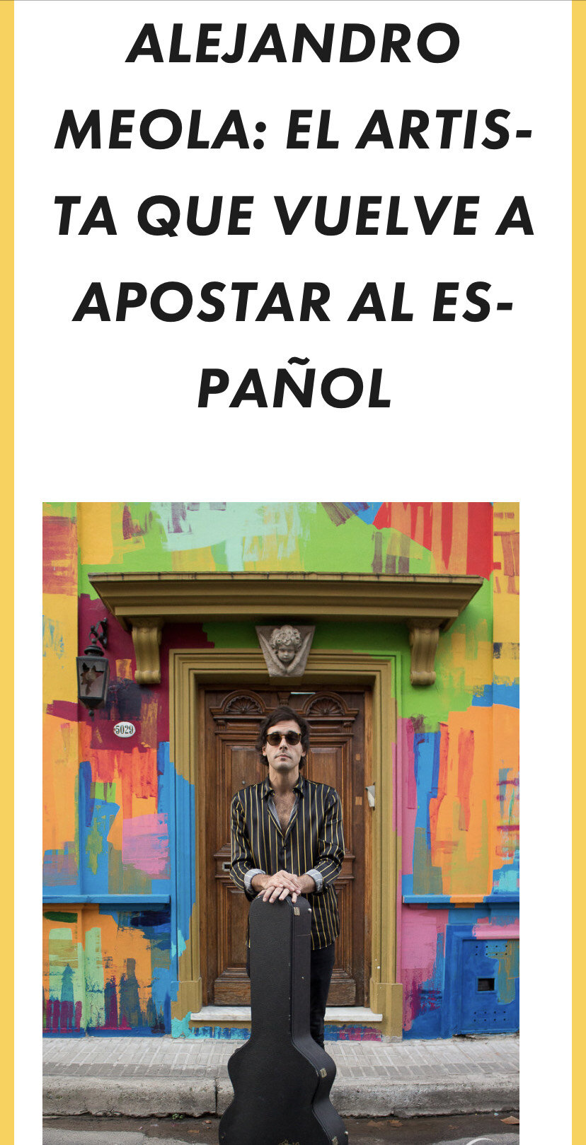 Alejandro Meola @SPE x Camila Antole (Buenos Aires, 2019)