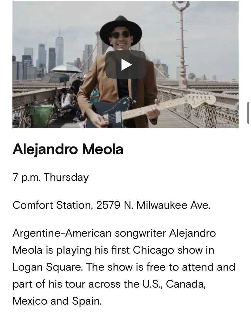 Alejandro Meola @BlockClub (Chicago, 2024)