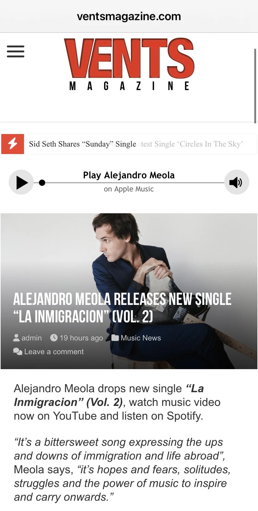 Vents magazine (USA, 2023)