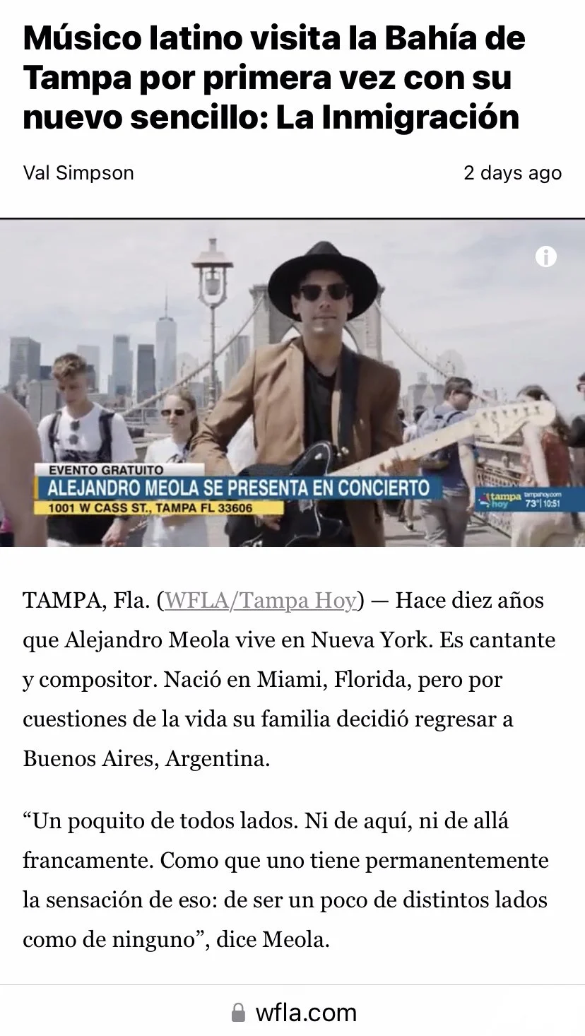 WFLA Channel 8 - Tampa Hoy (TV, Tampa Florida, 2023)