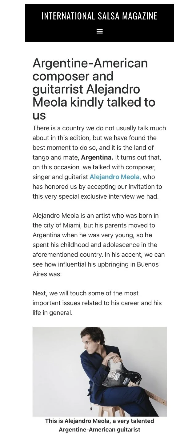 Entrevista con Kari Garcia para International Salsa Magazine (Febrero 2024)