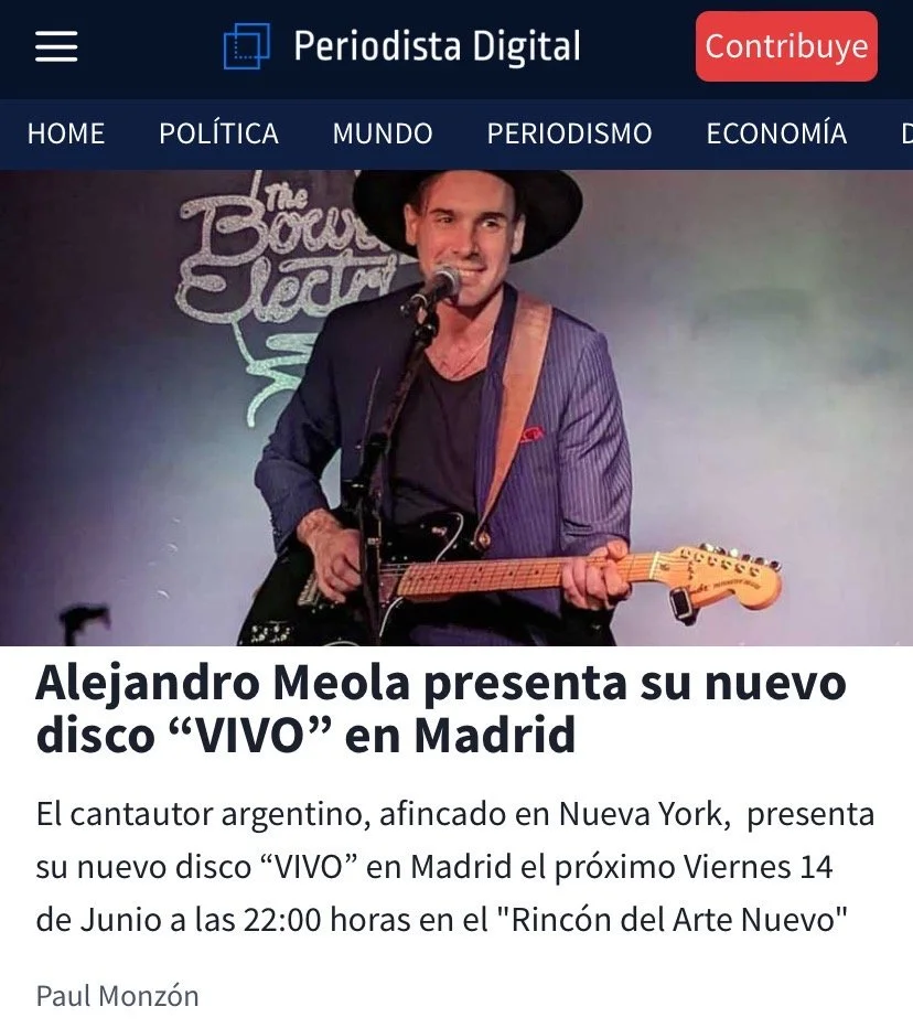 Alejandro Meola @PeriodistaDigital x Paul Monzon (Madrid, España 2024)