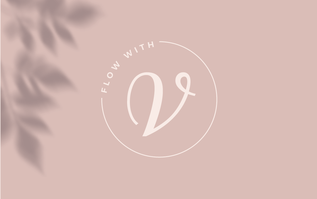 Identité “Flow with V” yoga Studio, London, UK.