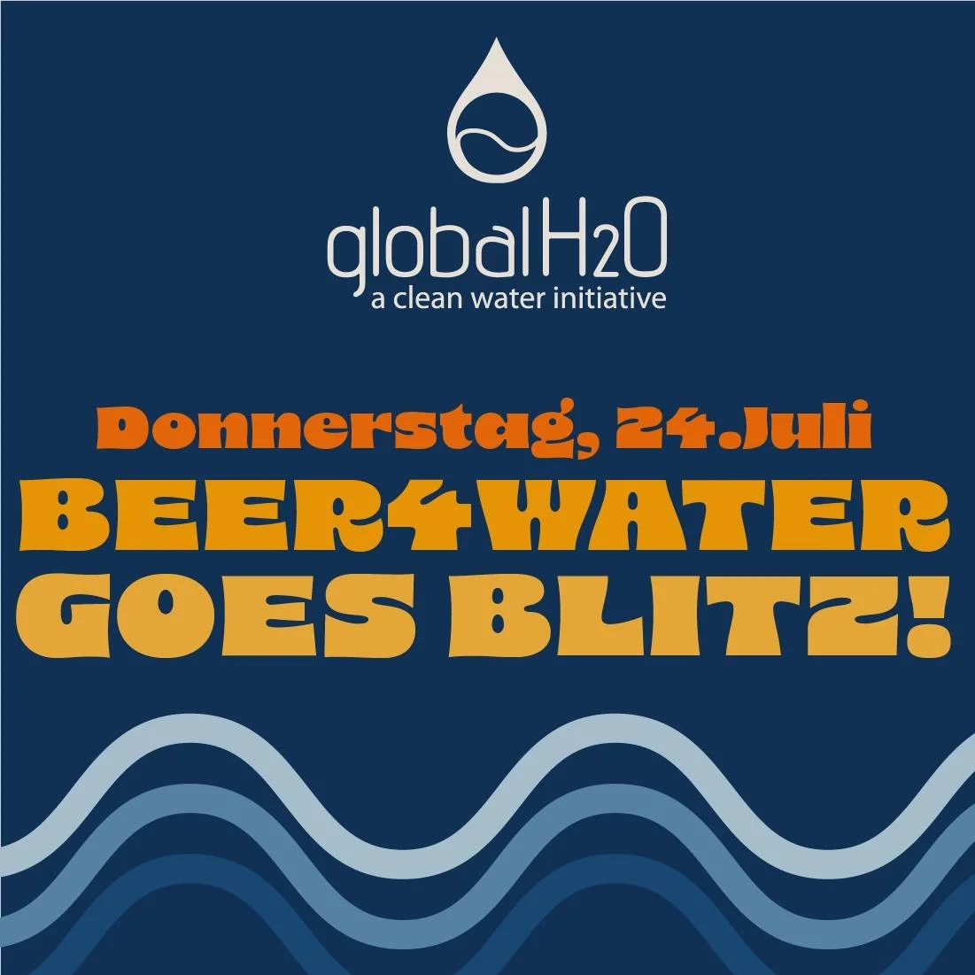 Was gibt es Besseres als f&uuml;r einen guten Zweck gemeinsam zu feiern? 

Daher m&ouml;chten wir Euch zur diesj&auml;hrigen Beer4Water-Party - mit Unterst&uuml;tzung des legend&auml;ren Blitz-Clubs im Deutschen Museum - am Donnerstag, den 24.Juli 20