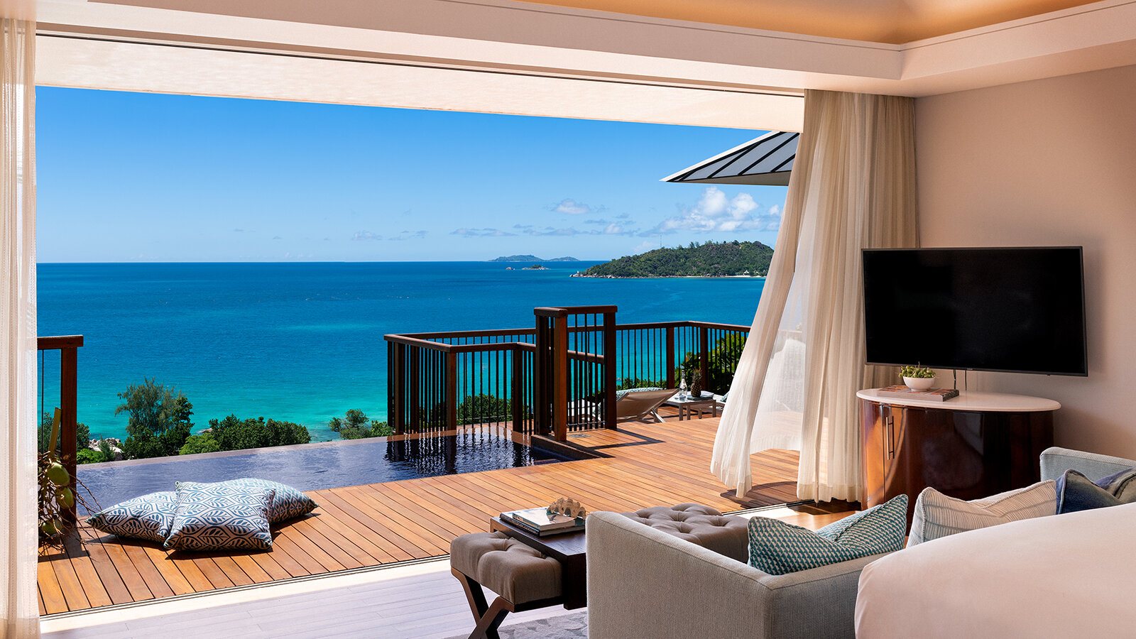 View from Pool Villa Raffles Seychelles