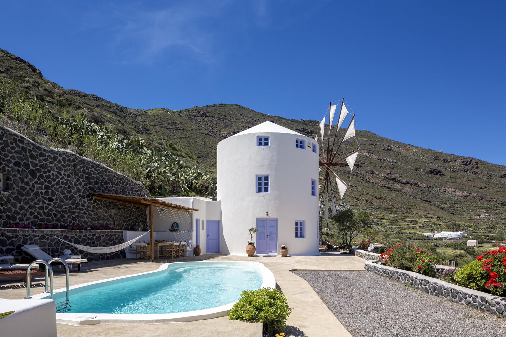 Windmill villas Santorini