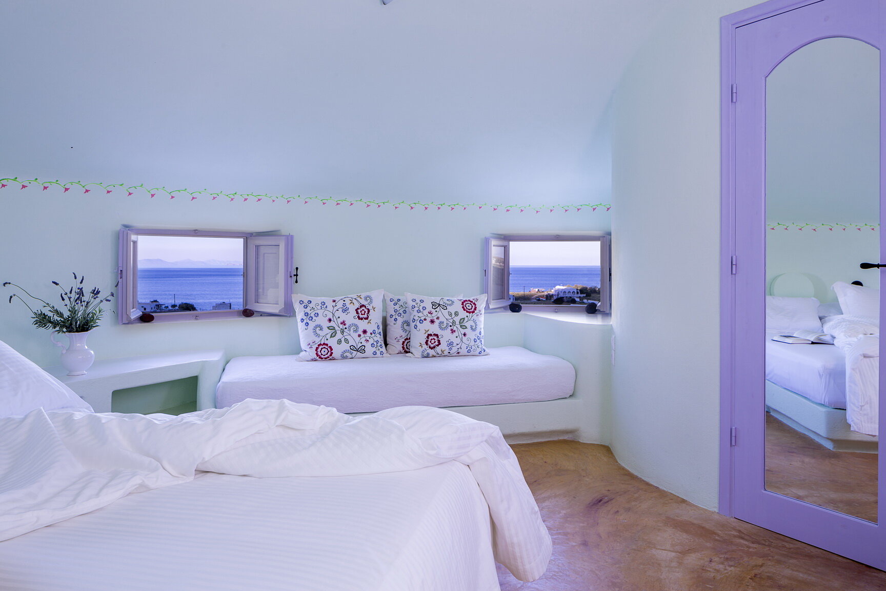 Views from the bedroom Windmill Villas Santorini