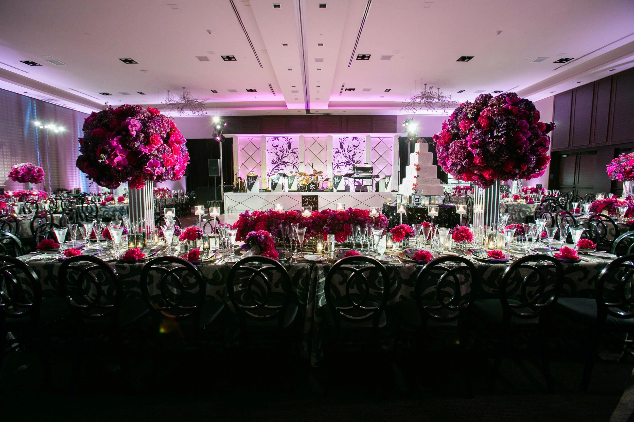 glamorous city wedding