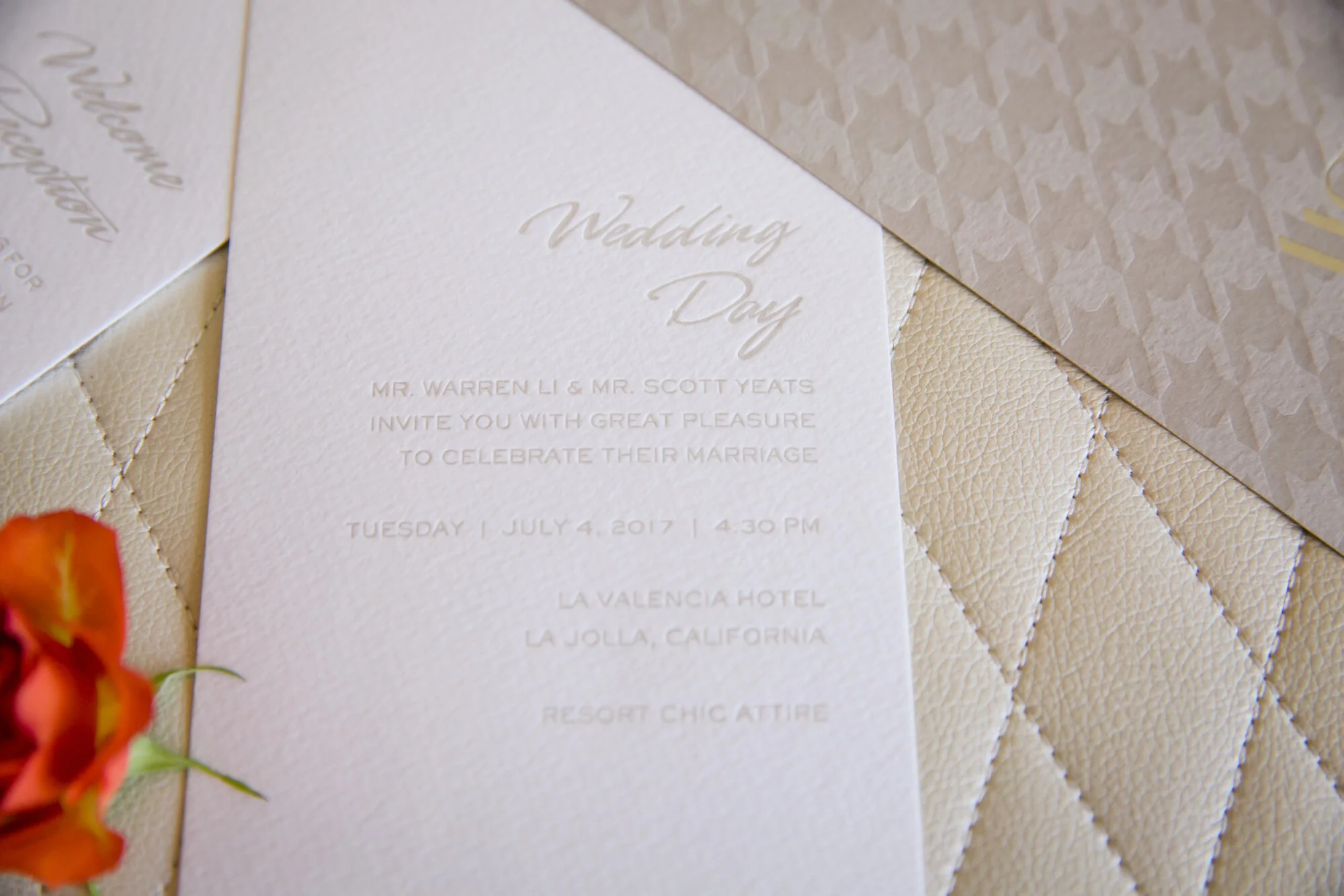 Destination Wedding- La Jolla, California- Two Grooms Who Love Cats