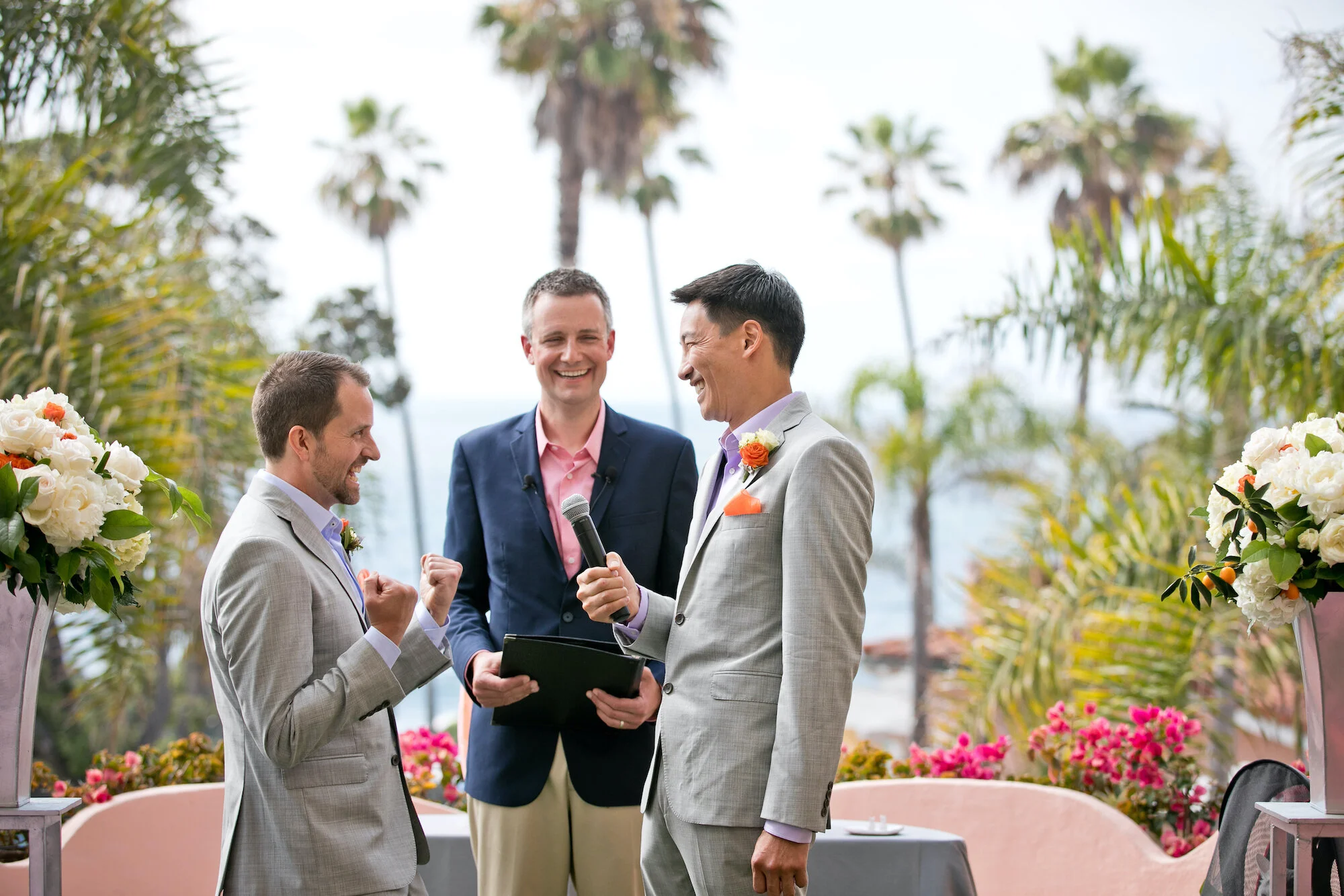 Destination Wedding- La Jolla, California- Two Grooms Who Love Cats
