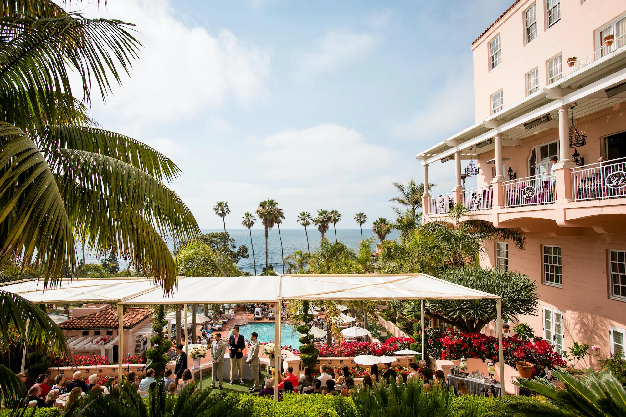 Destination Wedding- La Jolla, California- Two Grooms Who Love Cats