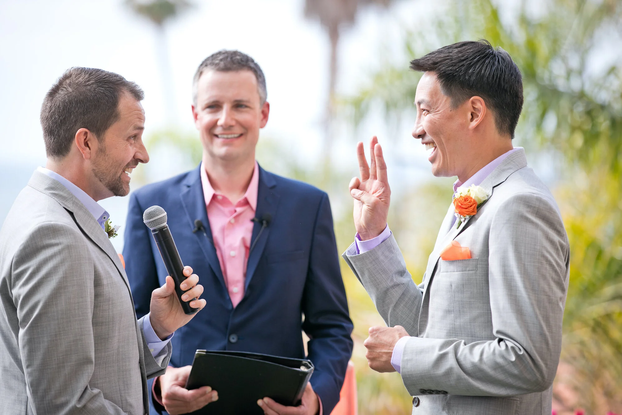 Destination Wedding- La Jolla, California- Two Grooms Who Love Cats