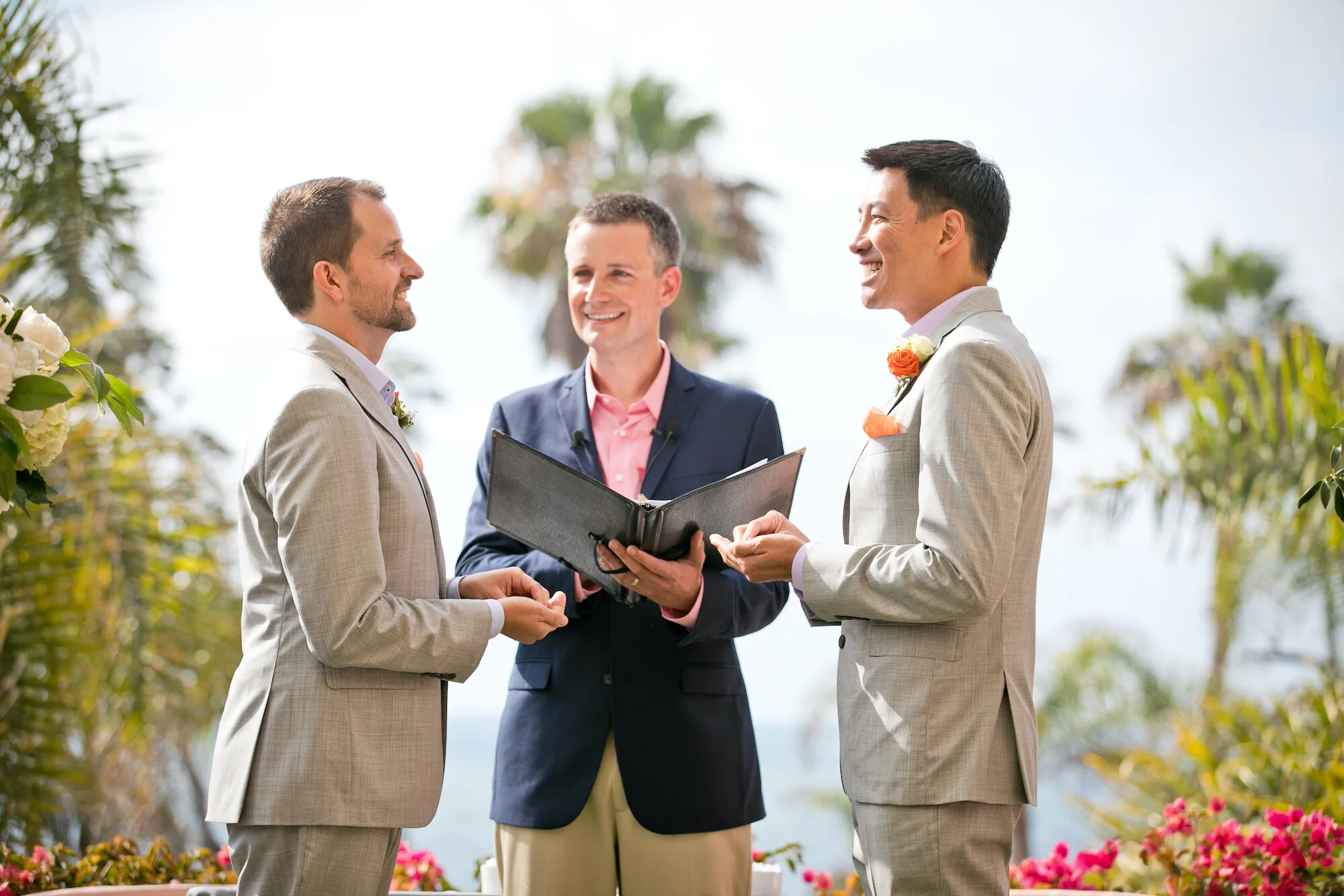 Destination Wedding- La Jolla, California- Two Grooms Who Love Cats
