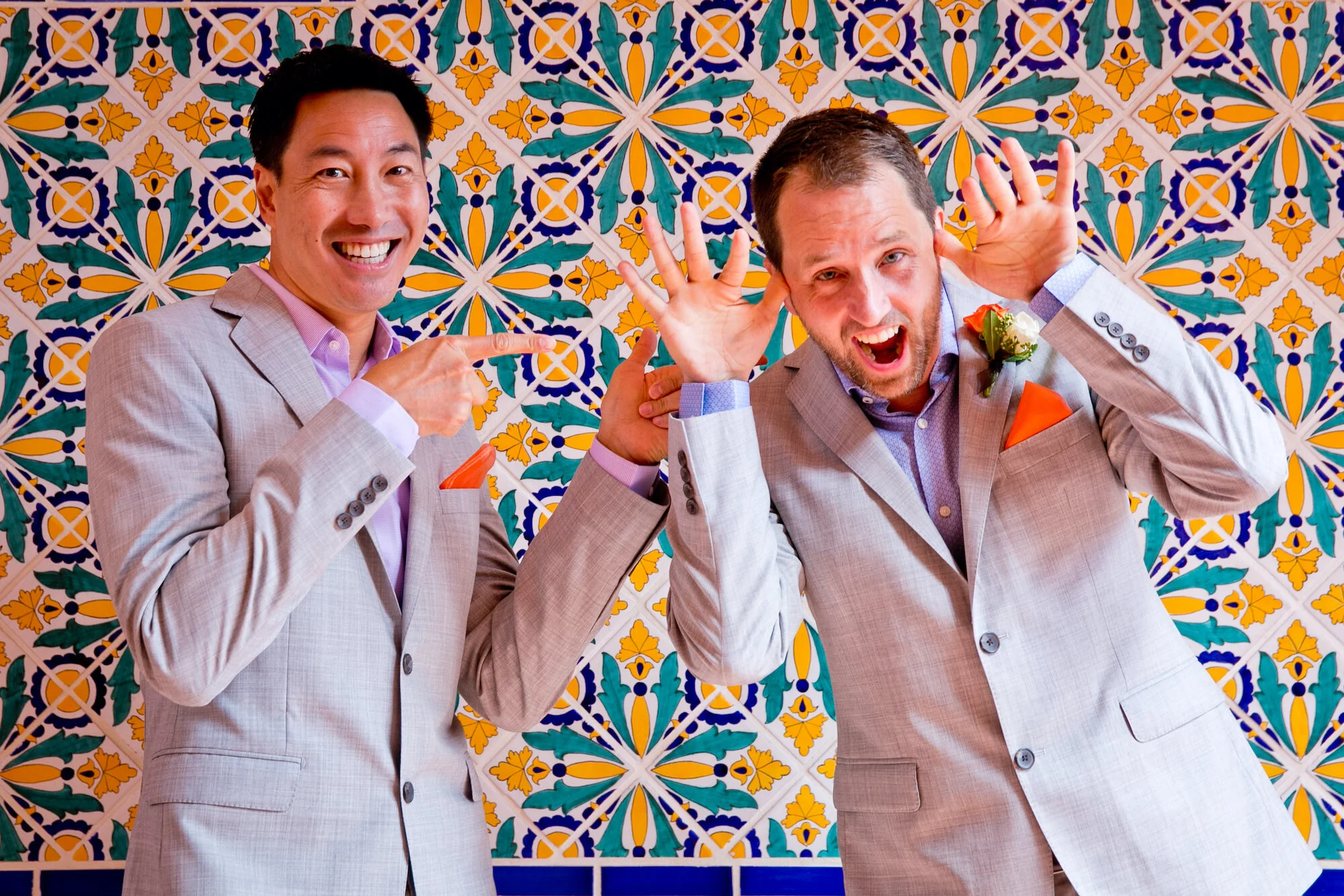 Destination Wedding- La Jolla, California- Two Grooms Who Love Cats