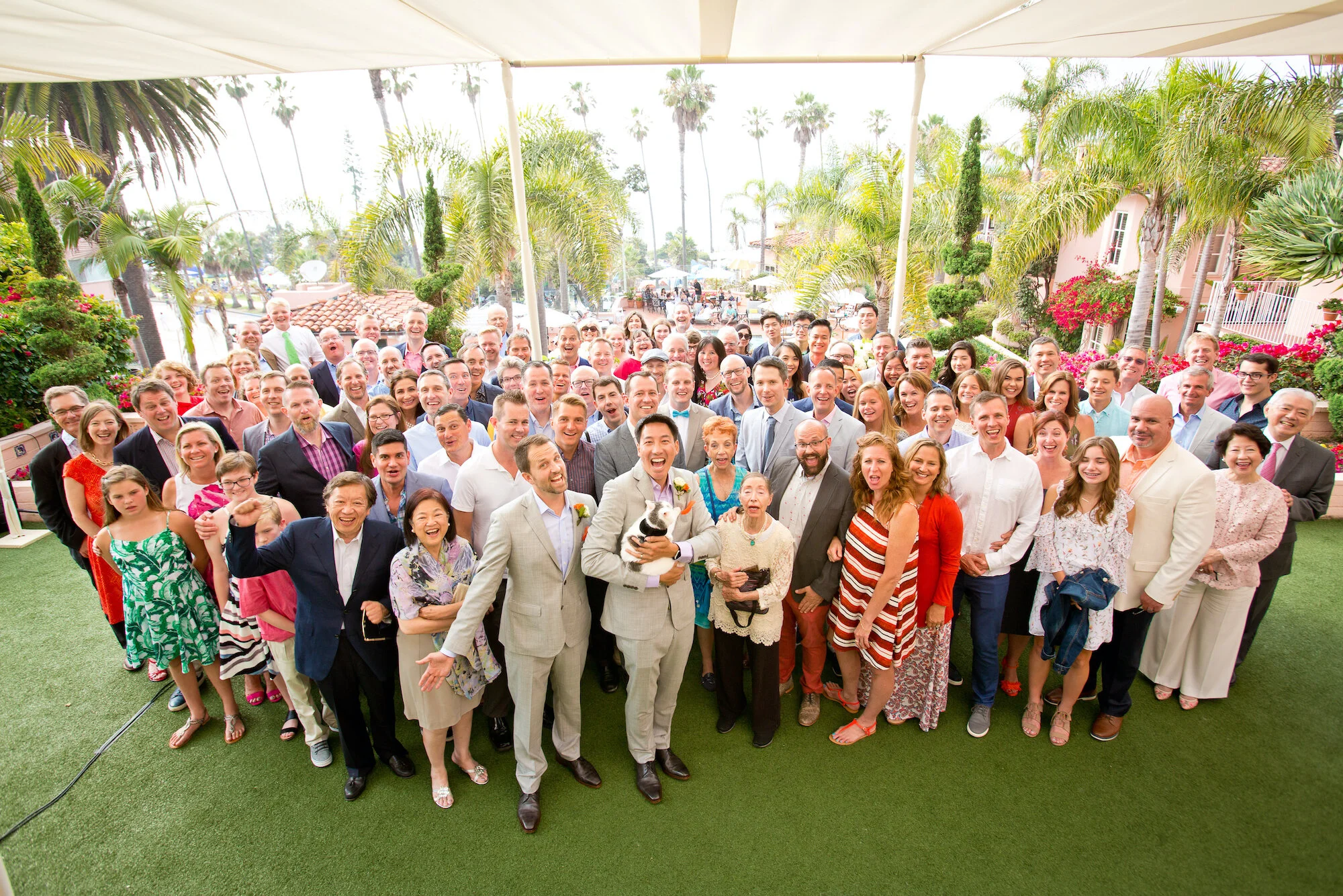 Destination Wedding- La Jolla, California- Two Grooms Who Love Cats