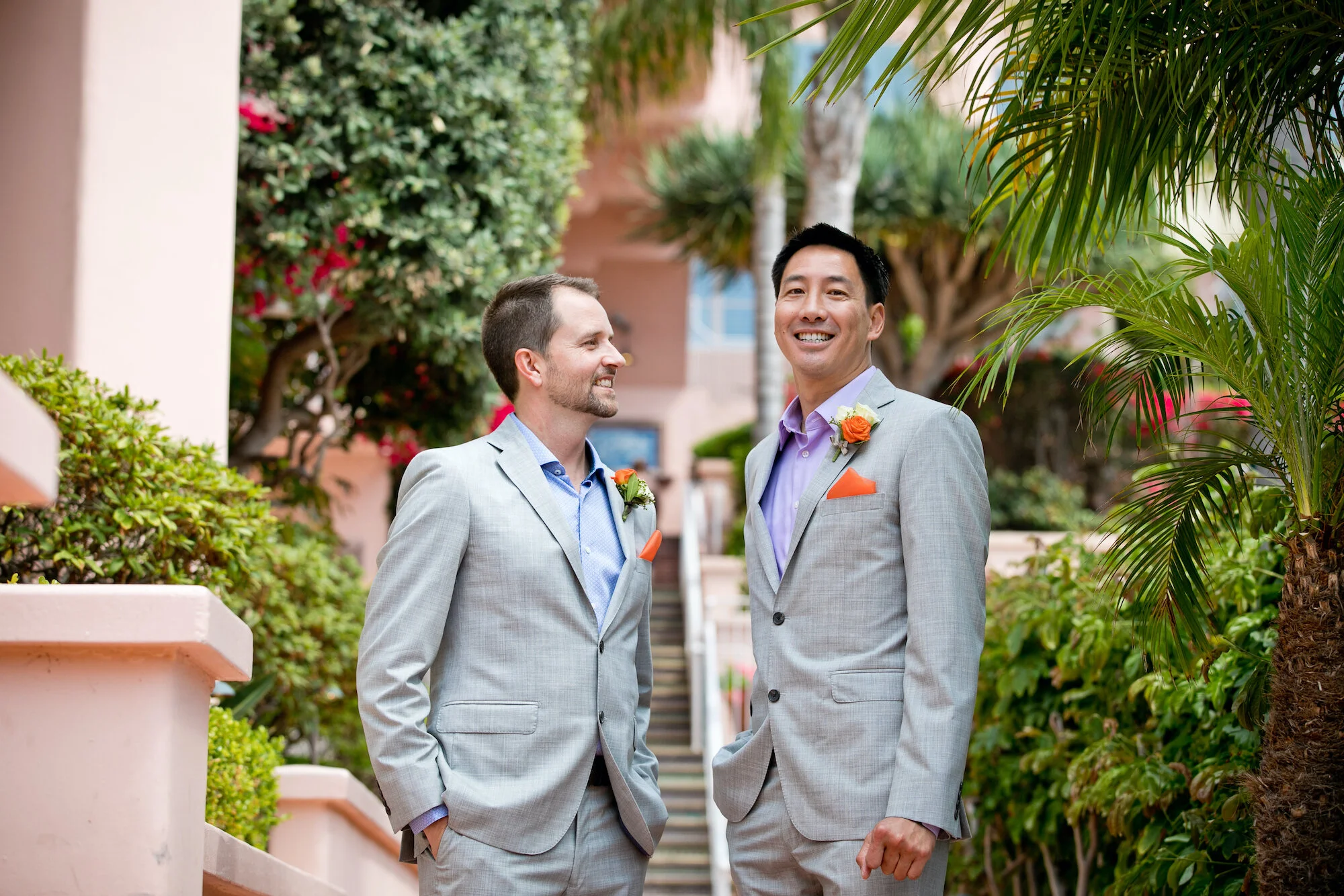 Destination Wedding- La Jolla, California- Two Grooms Who Love Cats