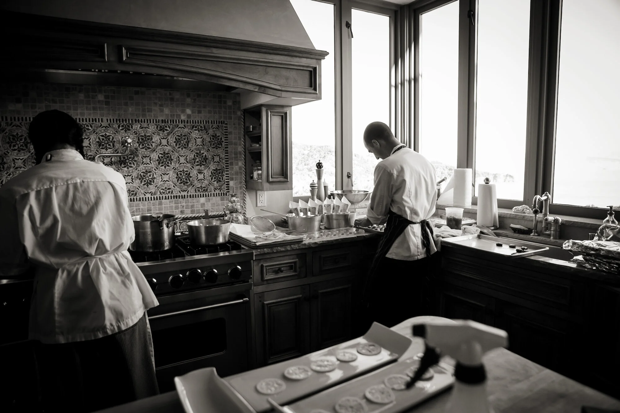 private chefs at work by arrowood photography