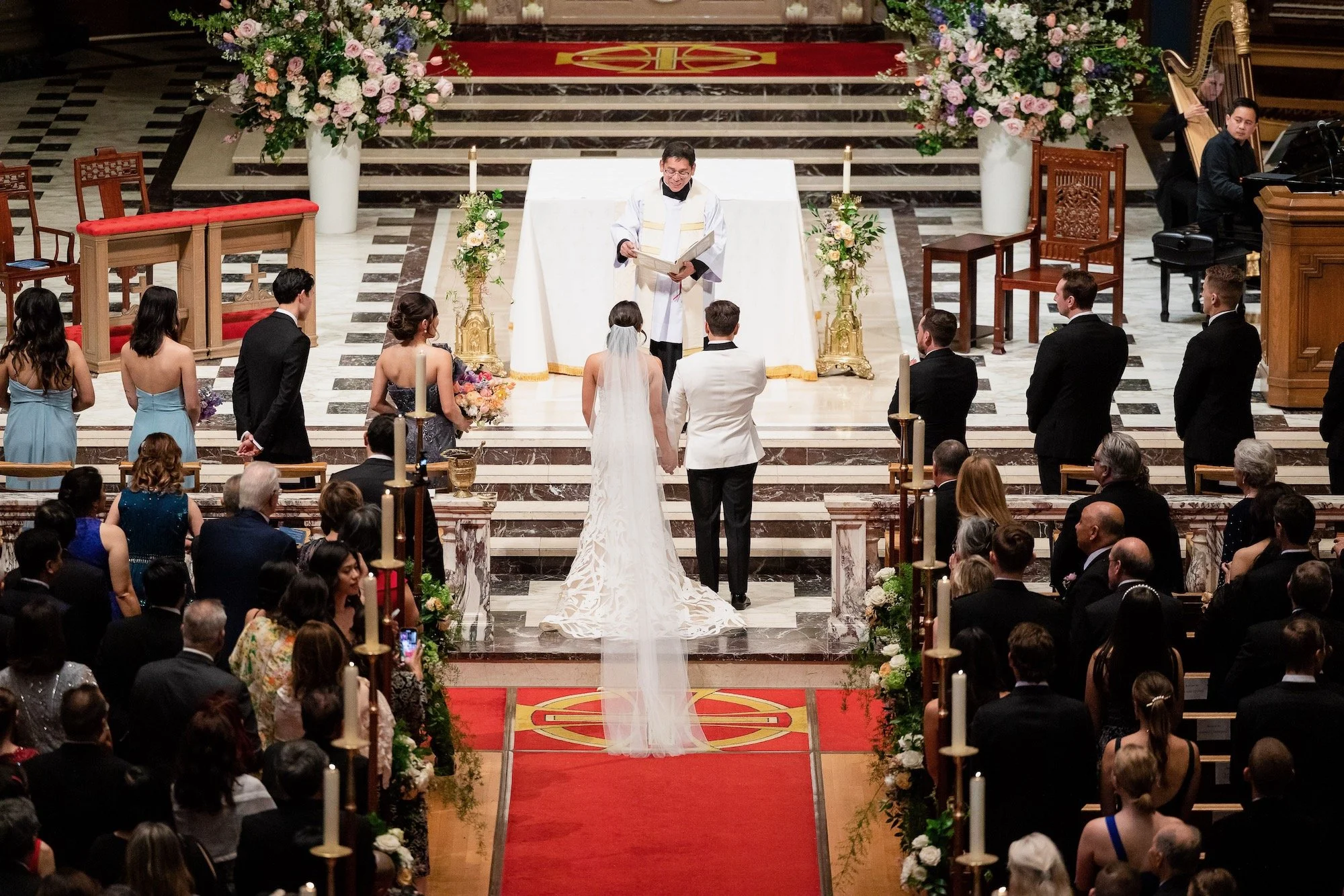 Gorgeous Church Wedding Ceremony