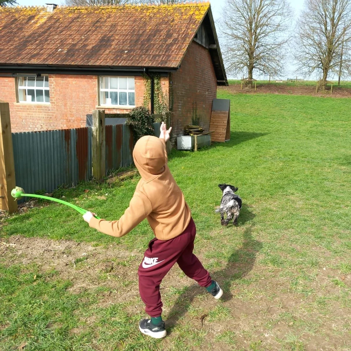 Some spring energy in action as we run down to the holidays. 🌻

Where appropriate, staff dogs are welcome on our sites - offering a calm and supportive presence for our young people to engage with, and also the opportunity to burn off a bit of steam