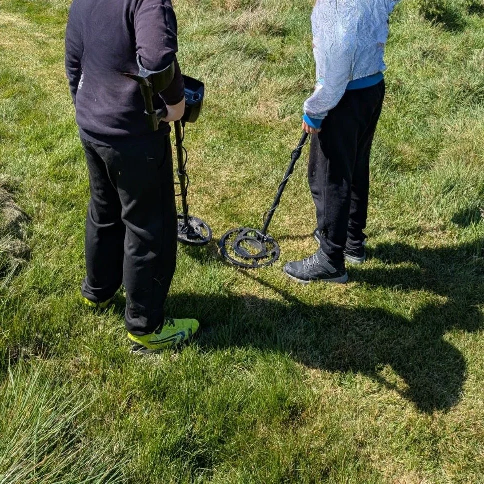 Some amateur detectorists get out and about to search for buried treasure 👑