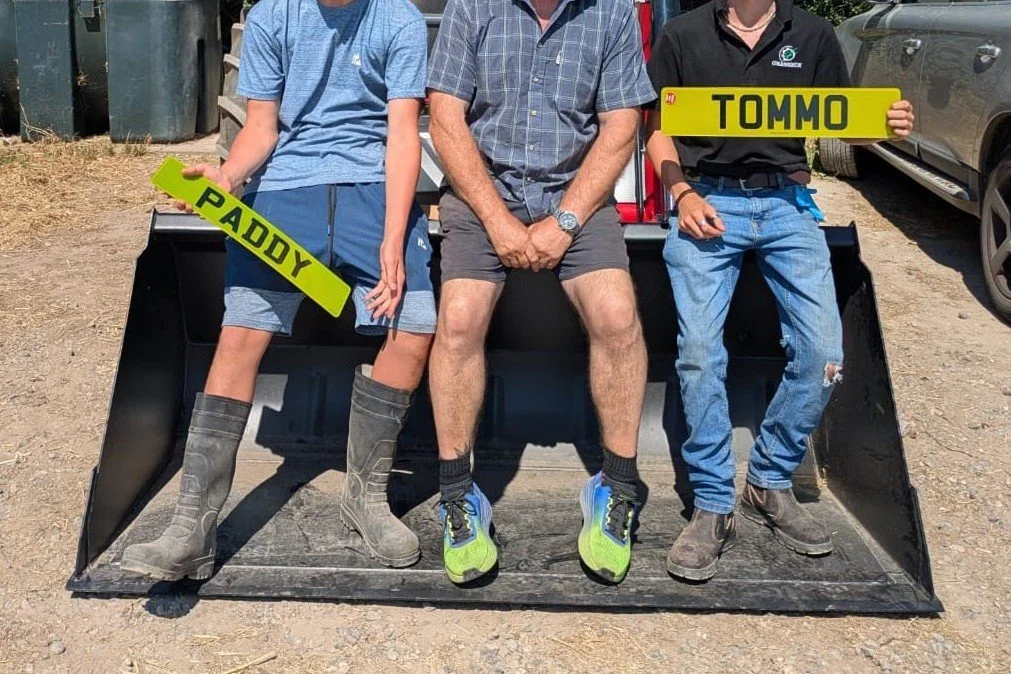 Learners graduate from Tractor Operators course with a fitting memento 