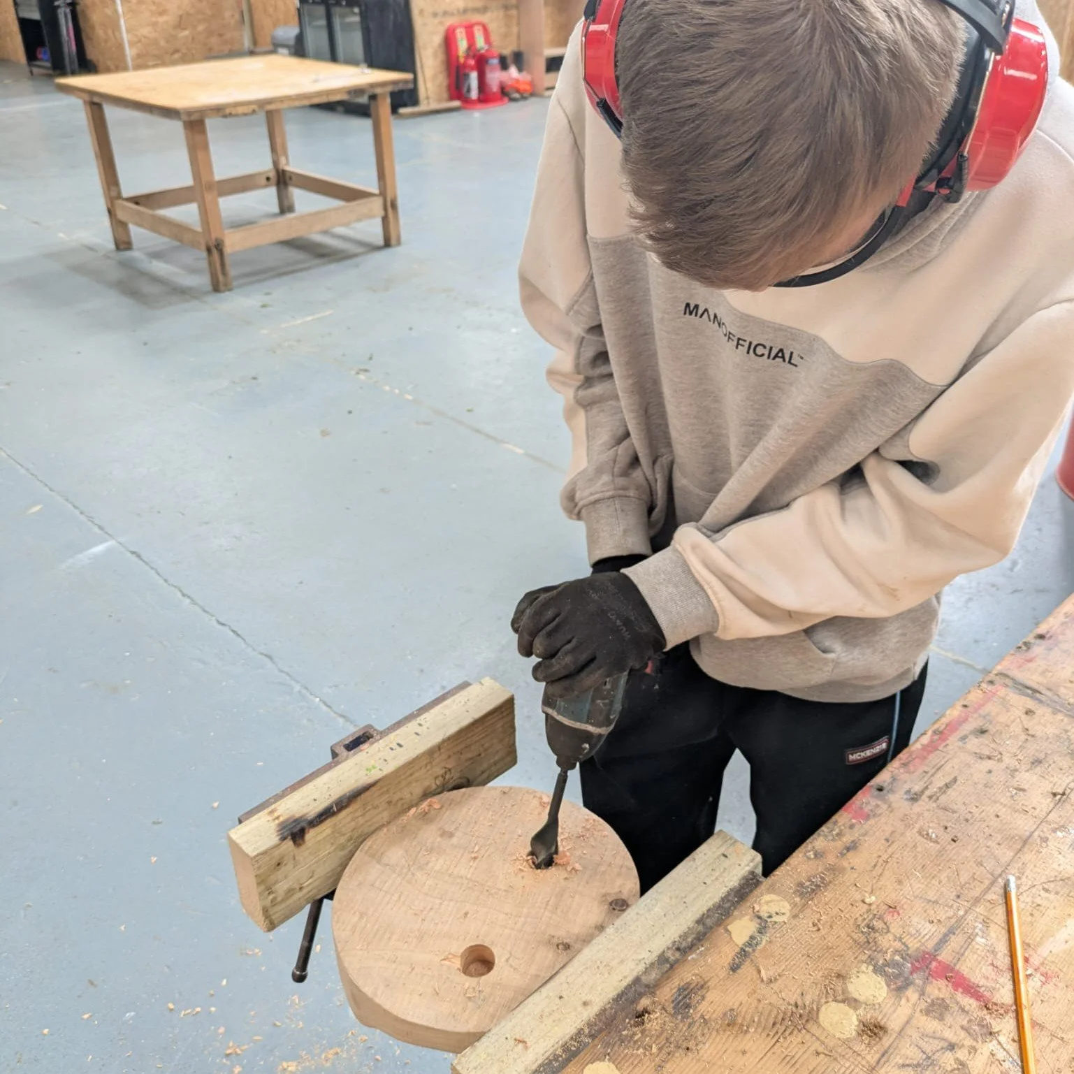 Sometimes, the first step in making something is making the tools to do it.

In the woodwork section of our Pathways to Adulthood programme, this roundwood stool was crafted using a handmade wooden mallet, with the legs cut from timber sourced from o