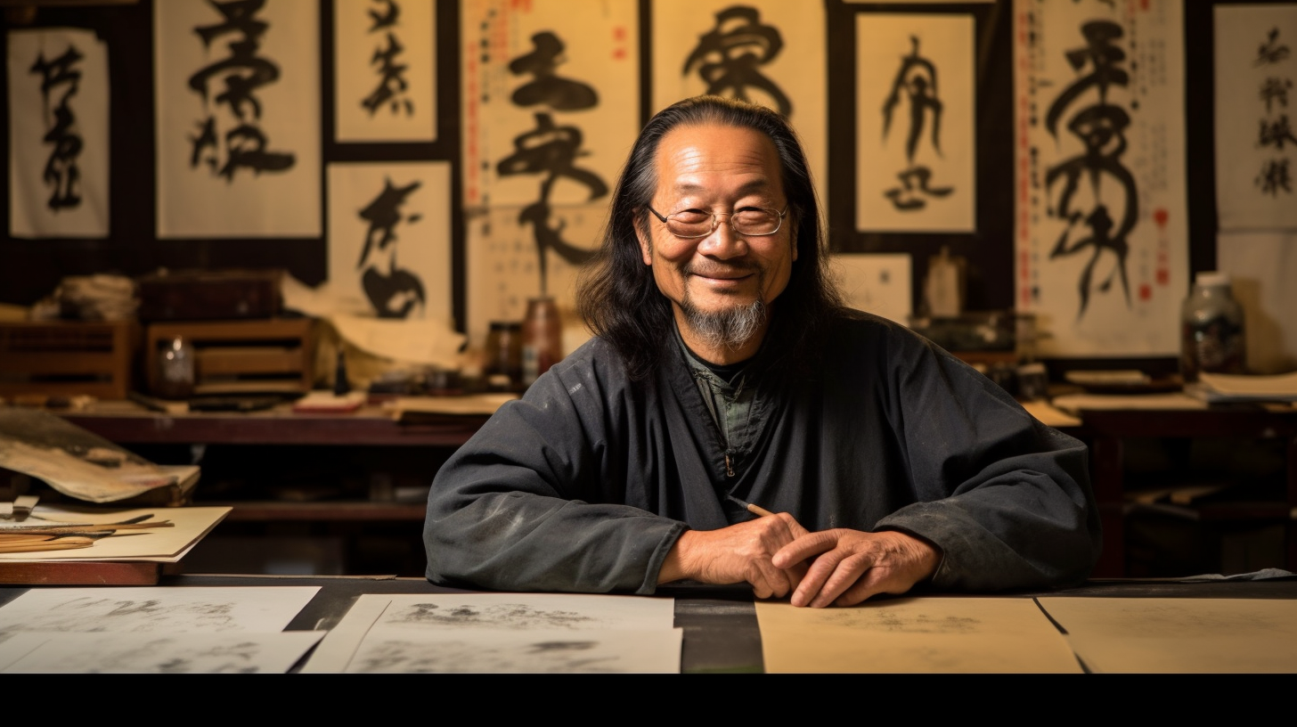 santeugi_Artist_Wang_Dongling_smiling_with_not_too_long_hair_ta_be337aba-927b-4b7c-a326-77cf08a24286.png
