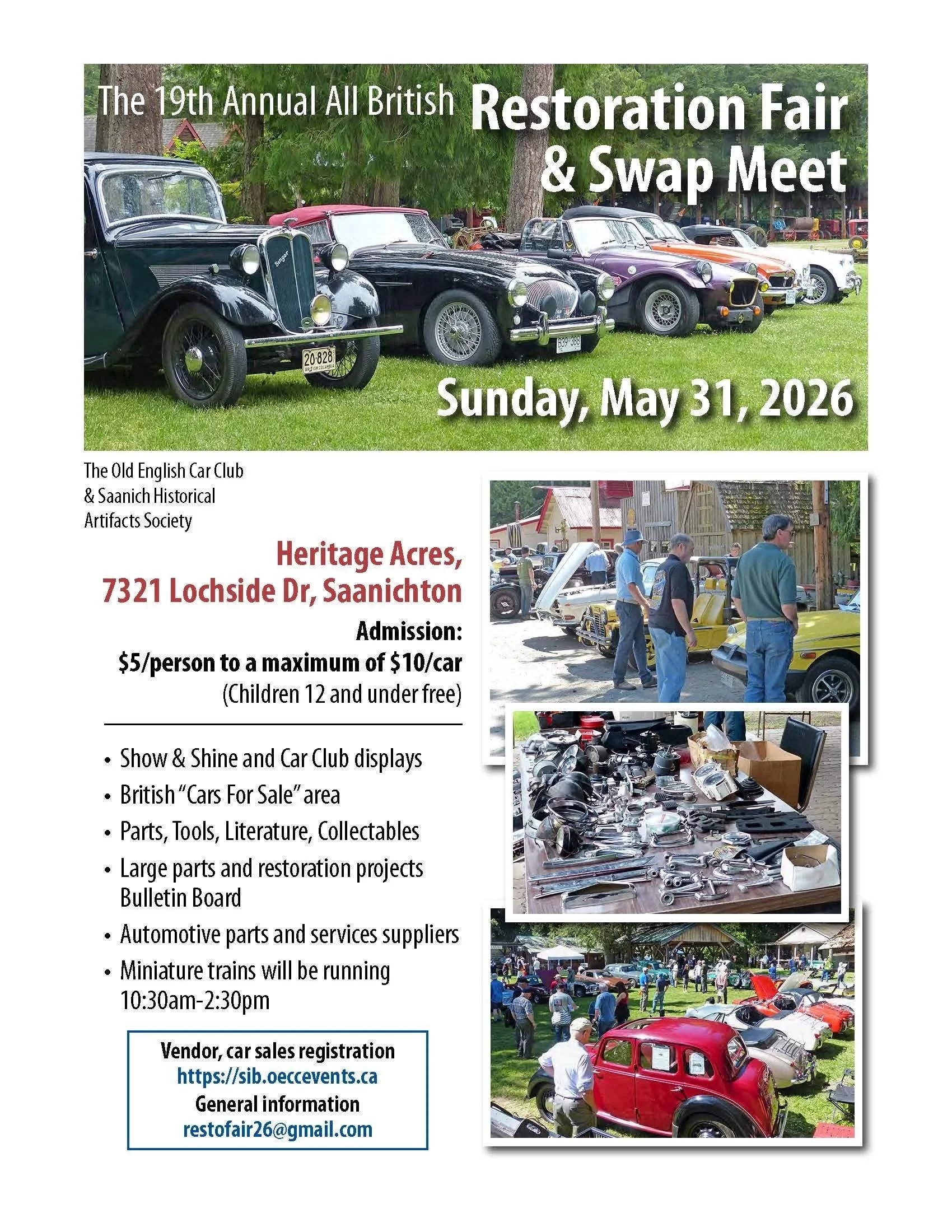 Old English Car Club Restofair and swop meet