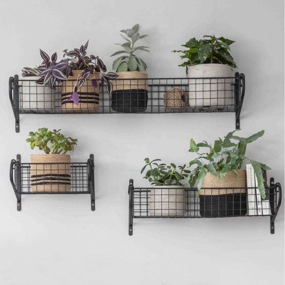 Basket shelves storage