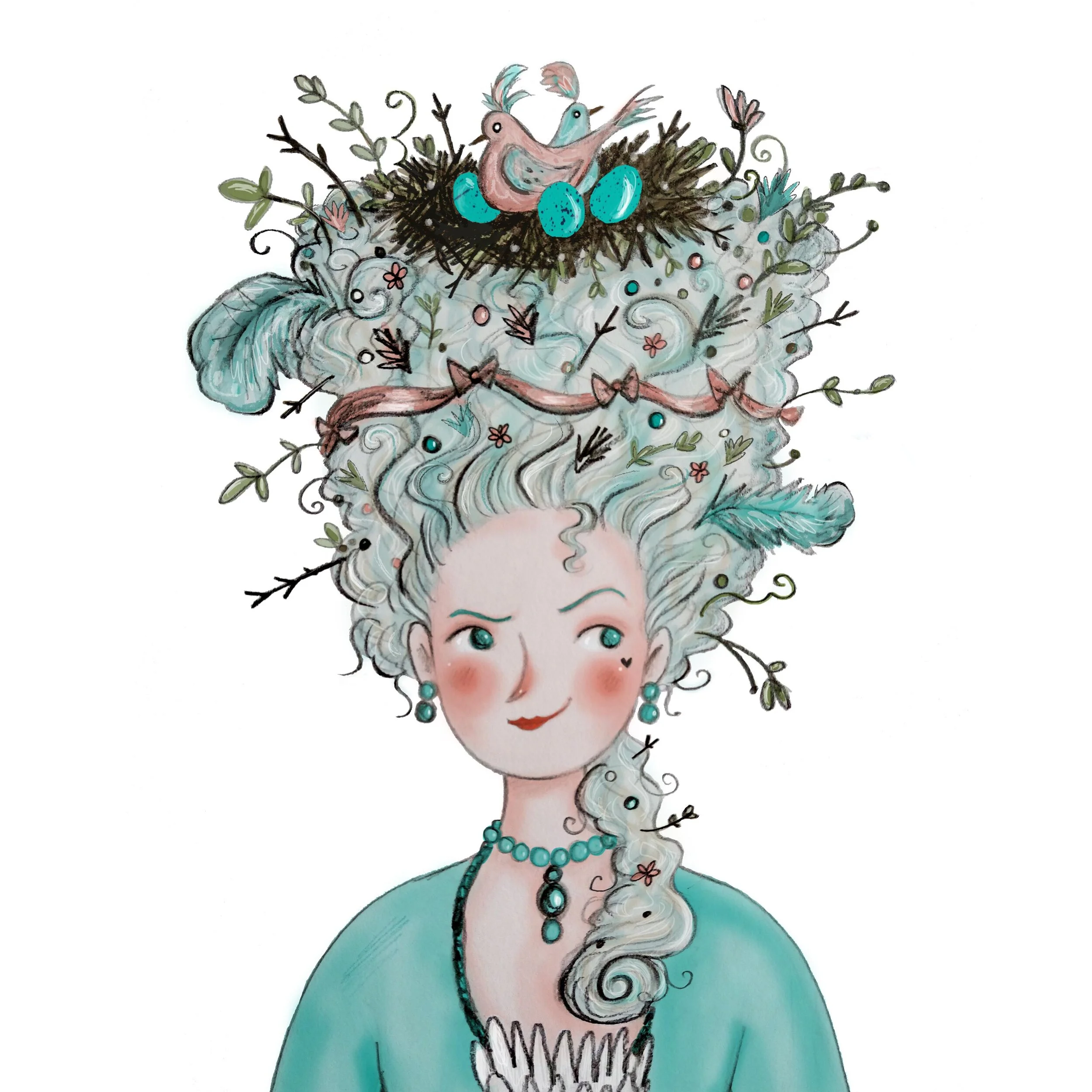  This is a more recent piece revisiting Marie Antoinette. 
