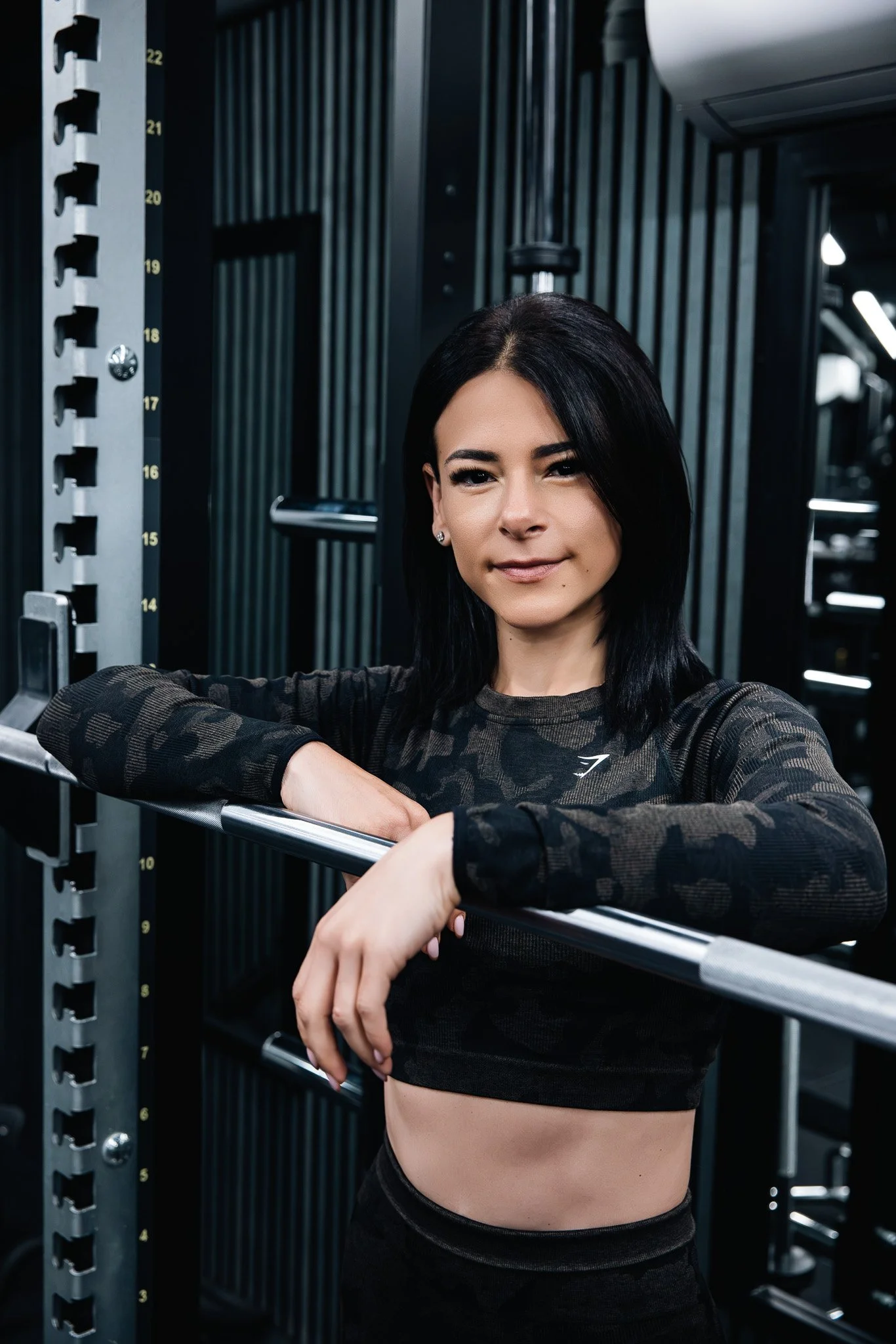female trainer headshot, brand shoot