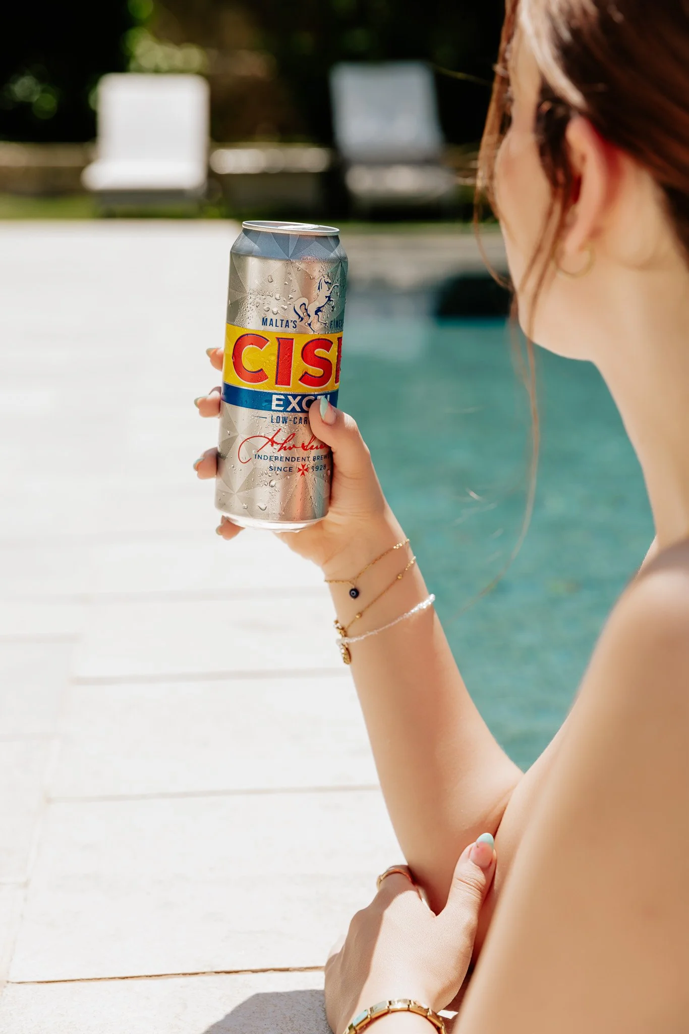 cisk excel can by the pool