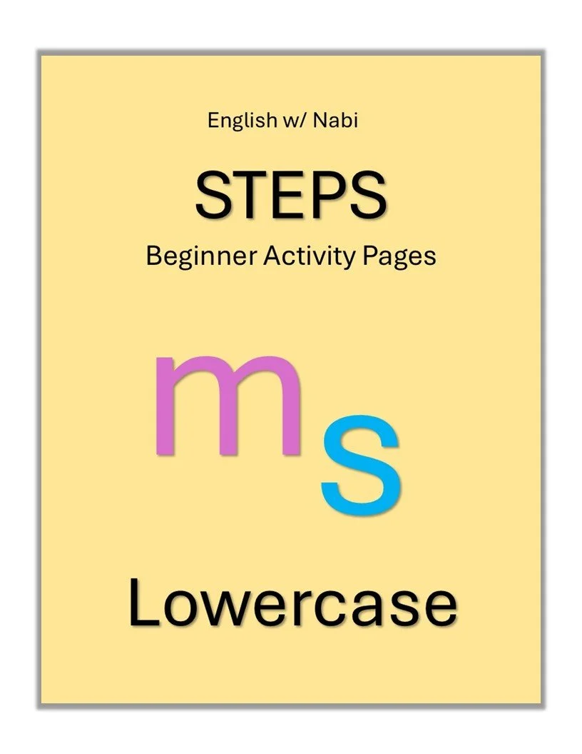 Activity Book LOWERCASE