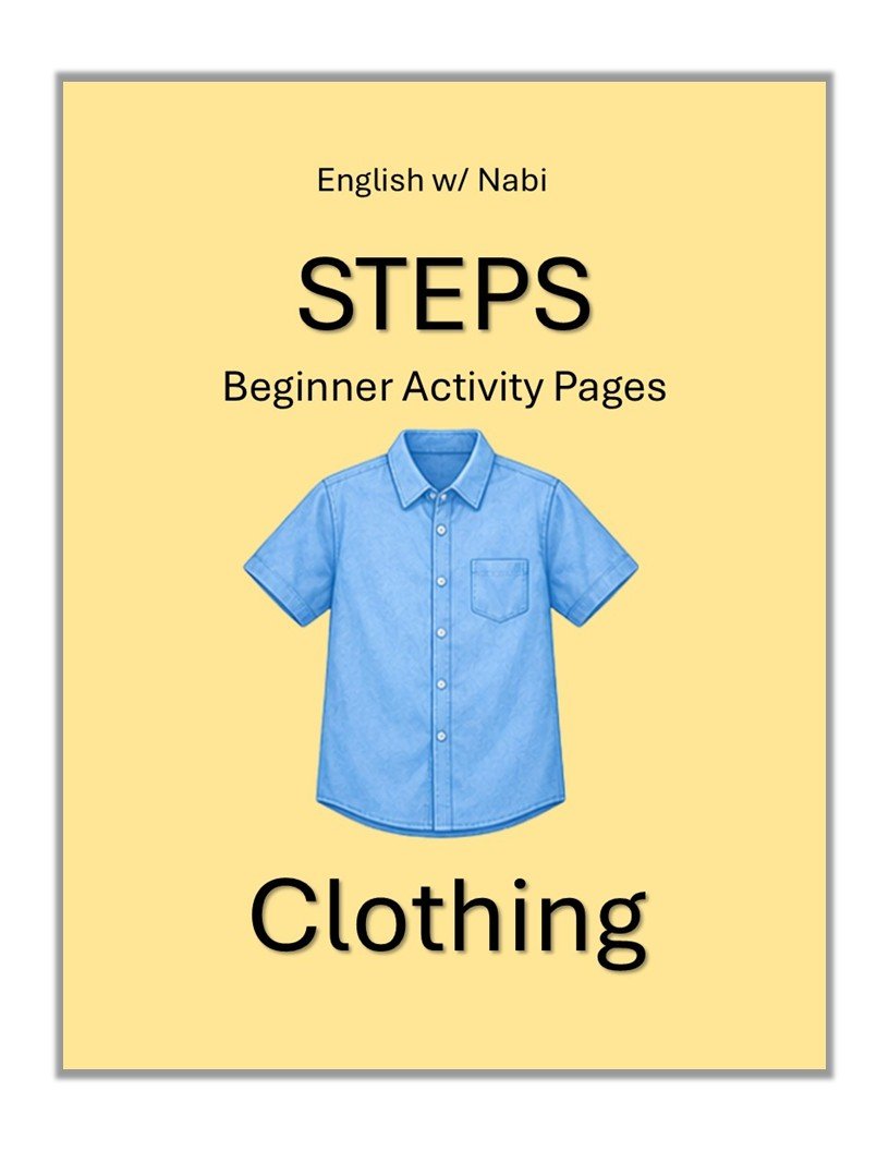 Activity Book CLOTHING