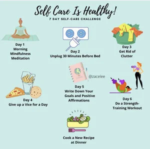 Self Care Is Healthy 7 Day Self-Care Challenge