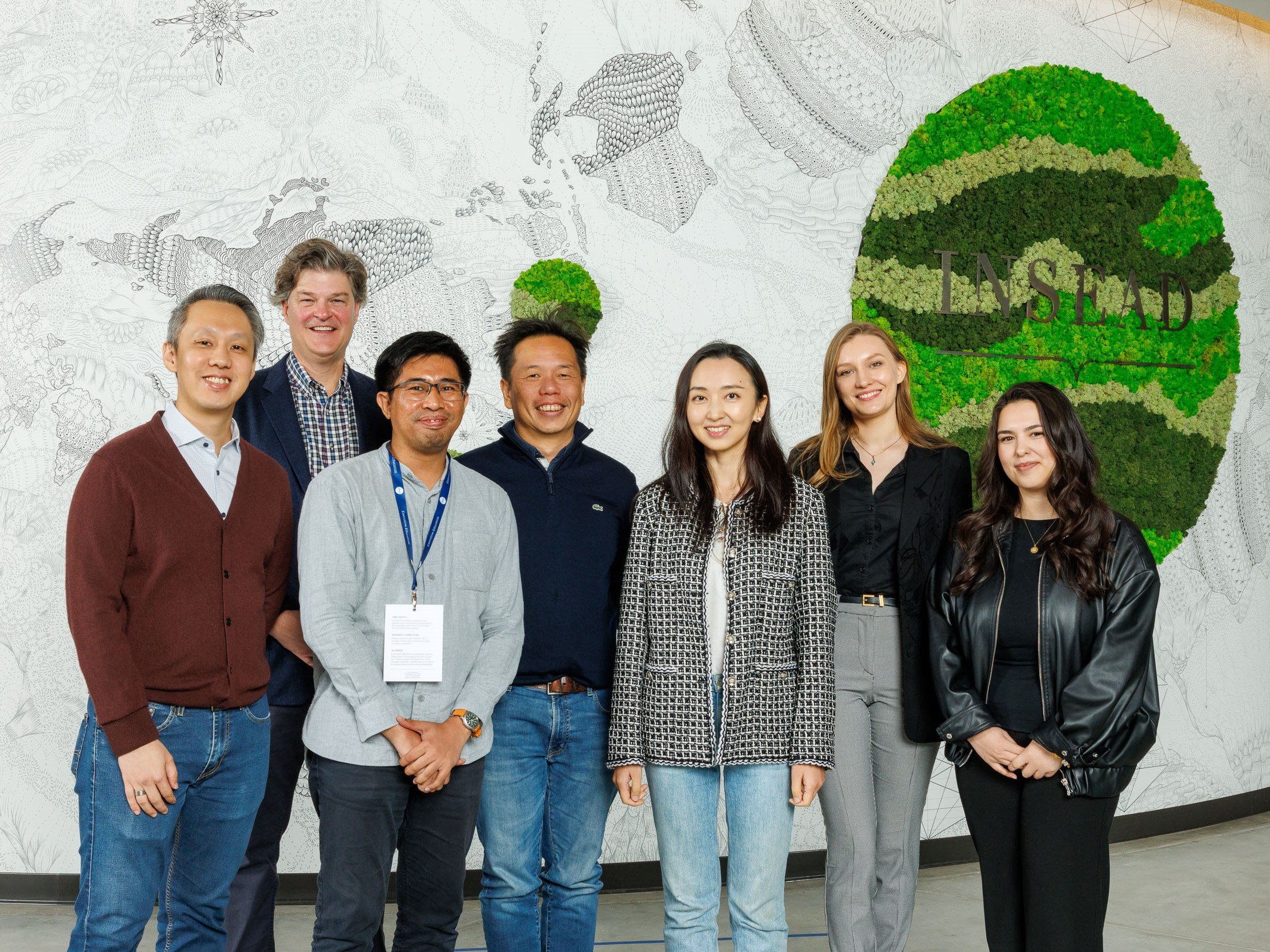 Group photo of the participants and partners of the Silicon Valley Business Immersion with INSEAD and the Human Capital Leadership Institute (HCLI) 