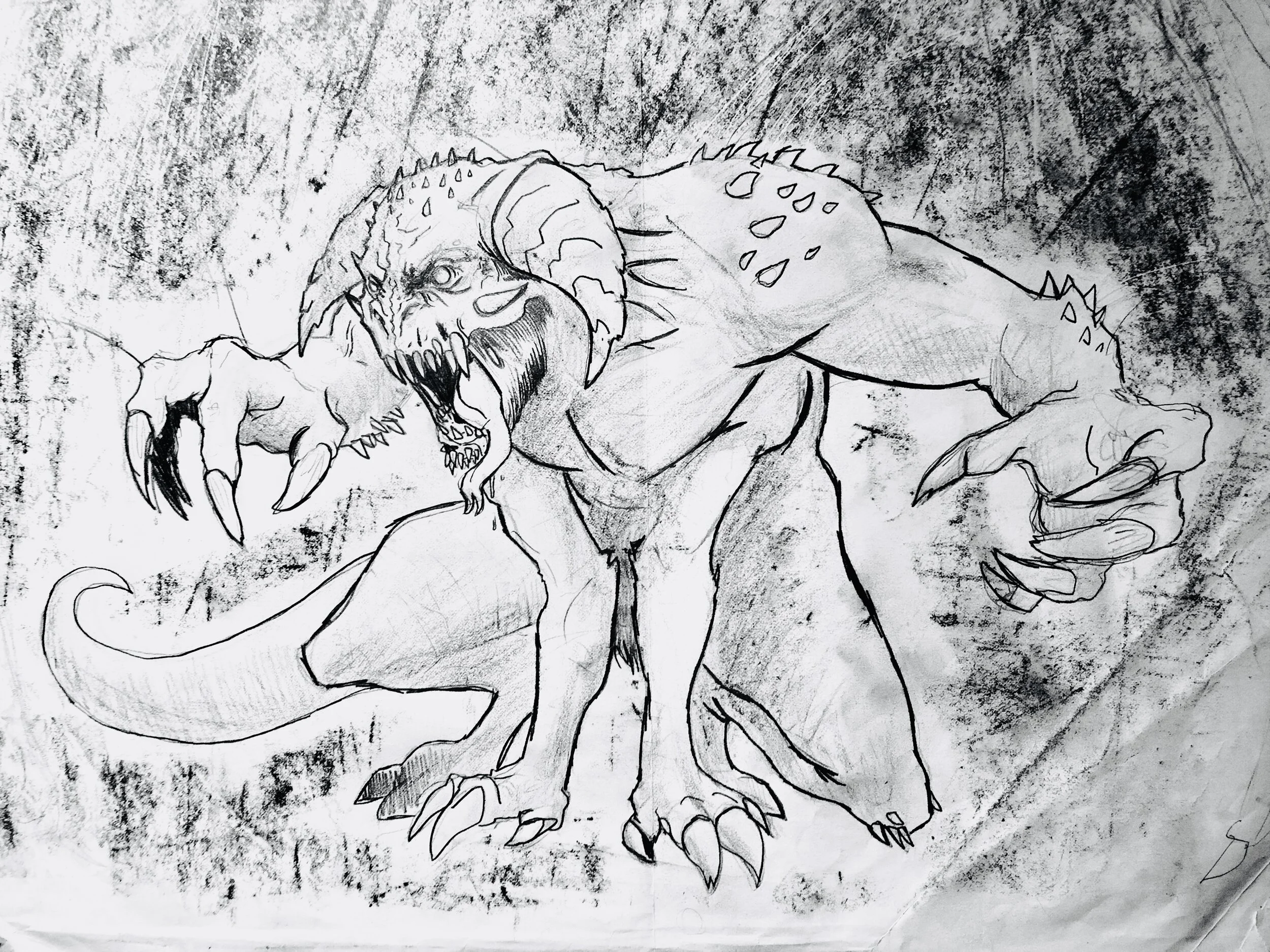 FANTASY MONSTER SKETCH