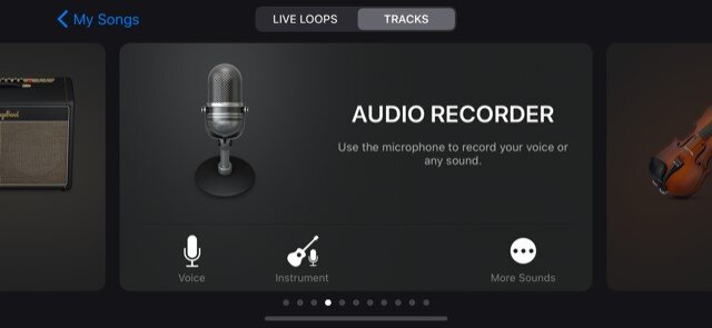 在 “Track”裏面找到 “Audio Recorder”.jpg