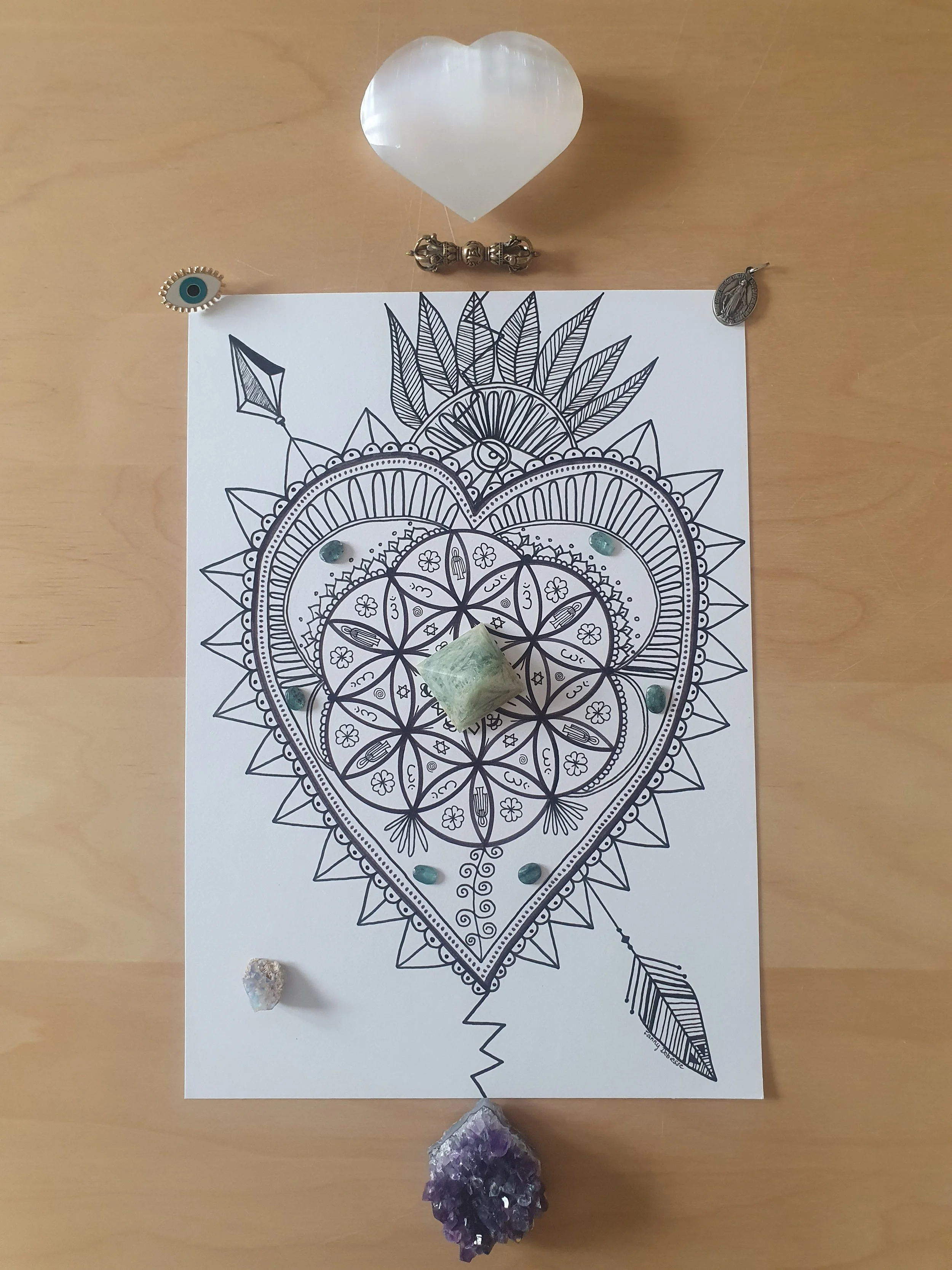 Mandala Tako Tsubo, Coeur brisé