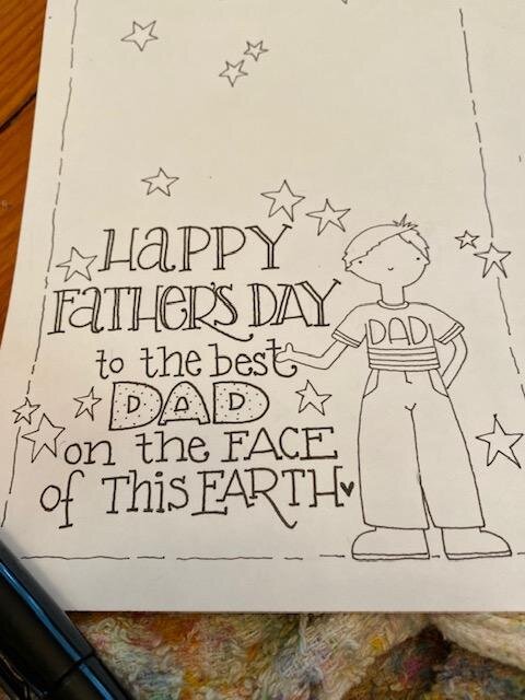 Fathers day card - 2020