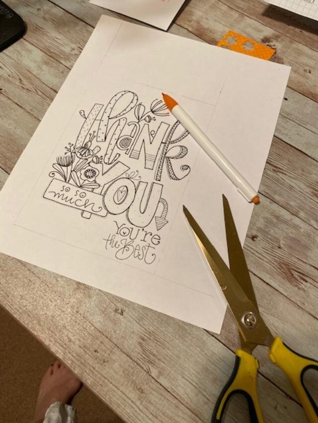 THANK YOU note 