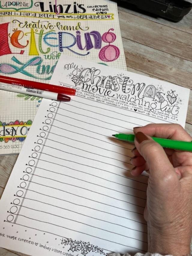 Hallmark Movie Watching list