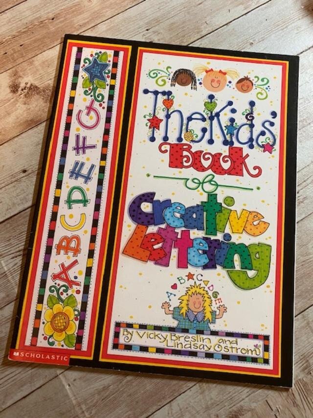 Kids Lettering Book - AN EBOOK / DIGITAL DOWNLOAD ONLY