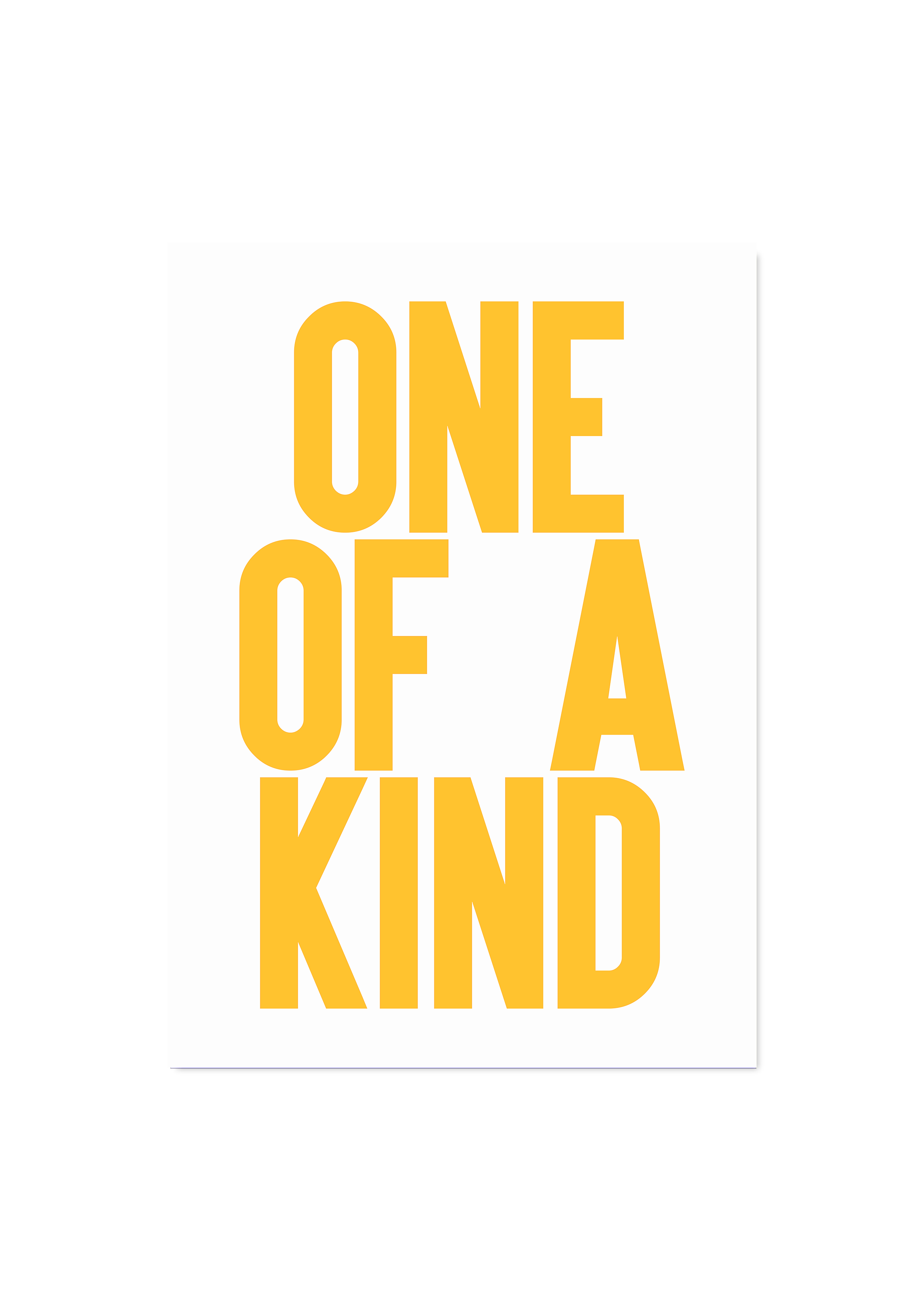 One of a Kind / Orange