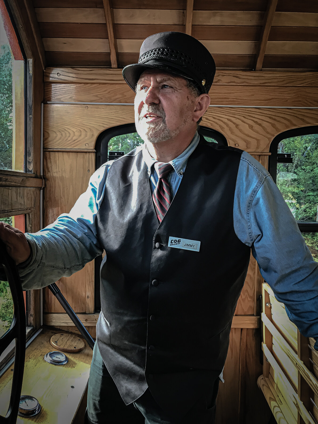 Boarding the Train — The Mount Washington Cog Railway