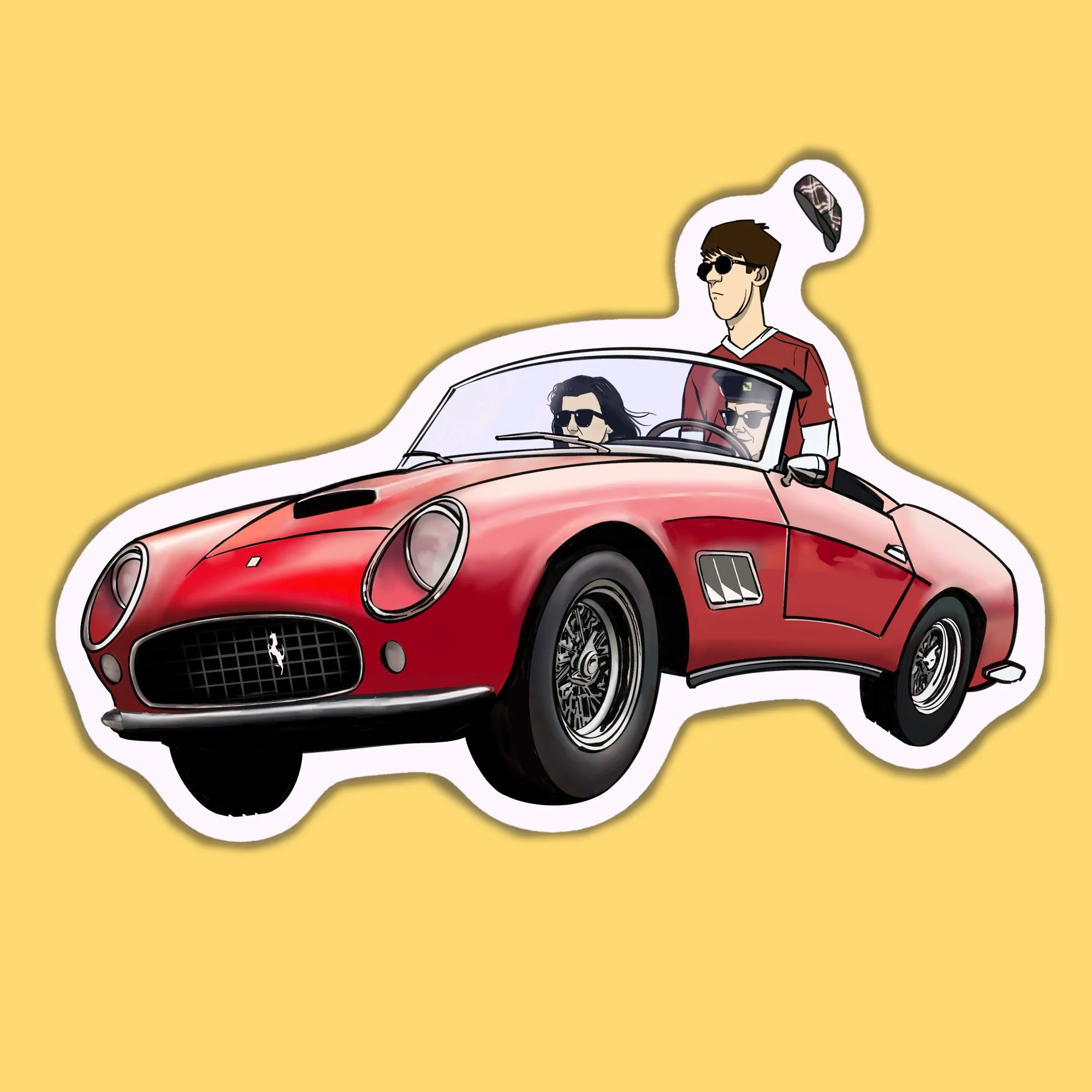 Ferris Bueller Vinyl Sticker or Magnet (Copy)