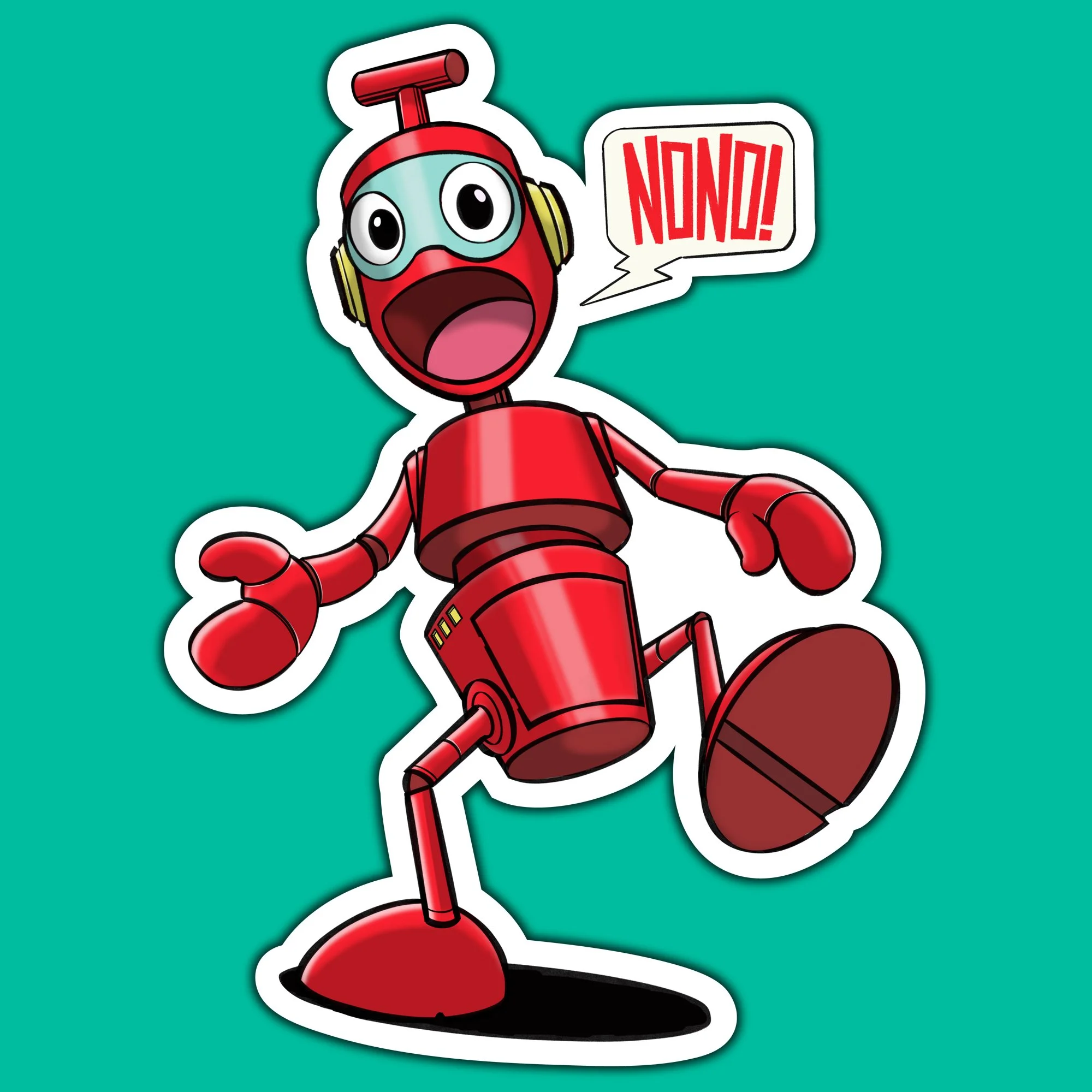 NONO! Vinyl Sticker or Magnet
