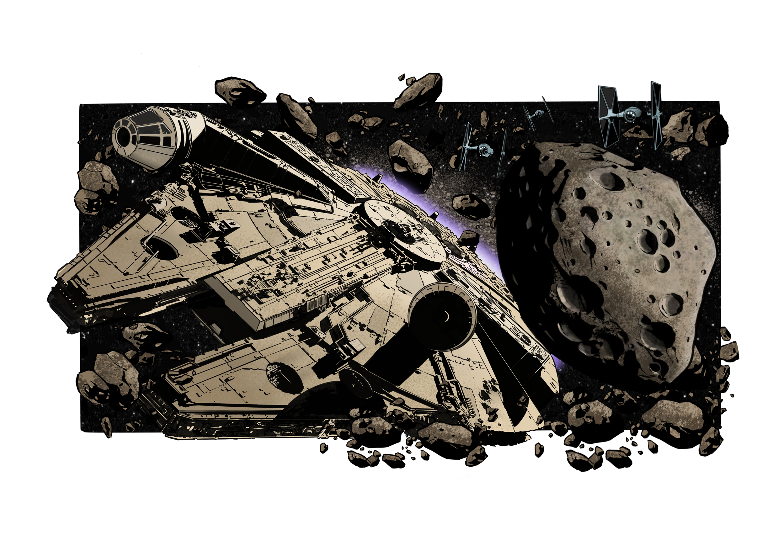 A4 Millenium Falcon Asteroids (seconds)